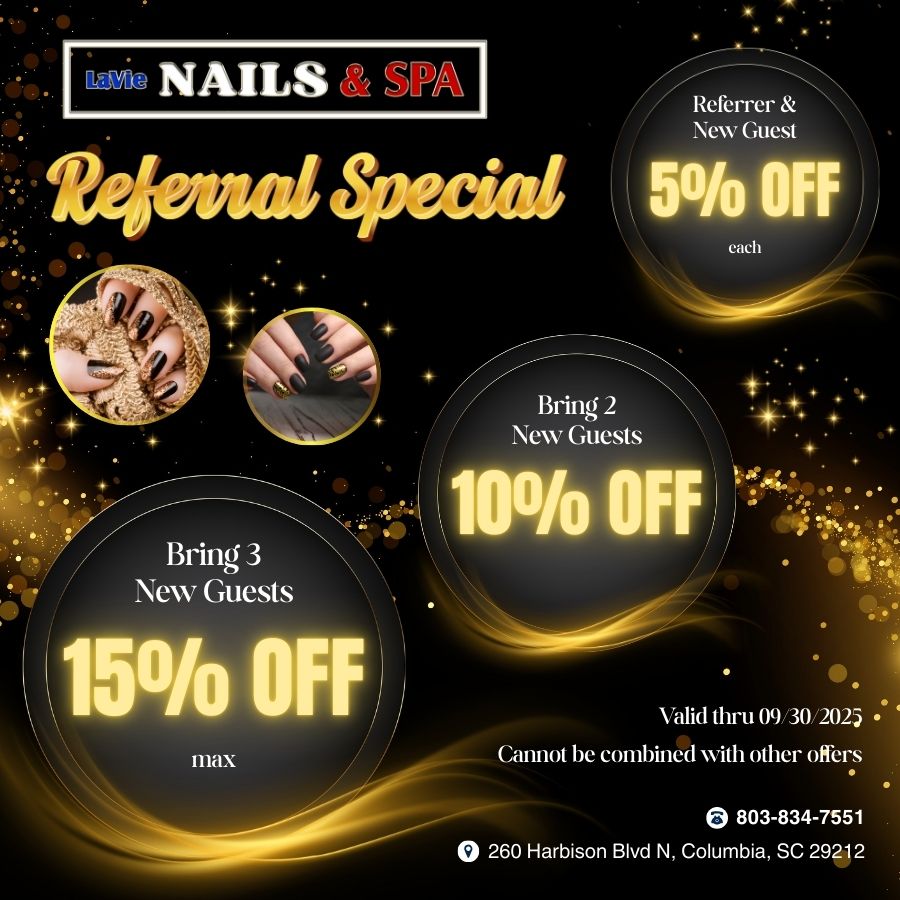 LaVie Nails and Spa logo